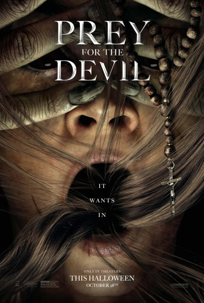 La Lionsgate ha annunciato la data di uscita del nuovo horror “Prey for the Devil”; la pellicola arriverà nelle sale cinematografiche il prossimo 28 ottobre.